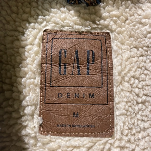 Sherpa lined Denim Jacket Gap, size M - Picture 2 of 4